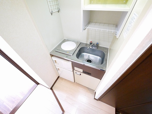 シティパレス生駒谷田町Ｐ６のキッチン|キッチンでお料理をお楽しみください