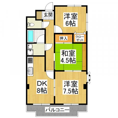 【間取り】 | パークヒルズ千代田