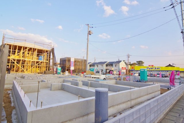 越谷市弥十郎新築戸建て 地震の揺れを吸収する家QUIE-クワイエ-の外観