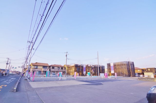 越谷市弥十郎新築戸建て 地震の揺れを吸収する家QUIE-クワイエ-の外観