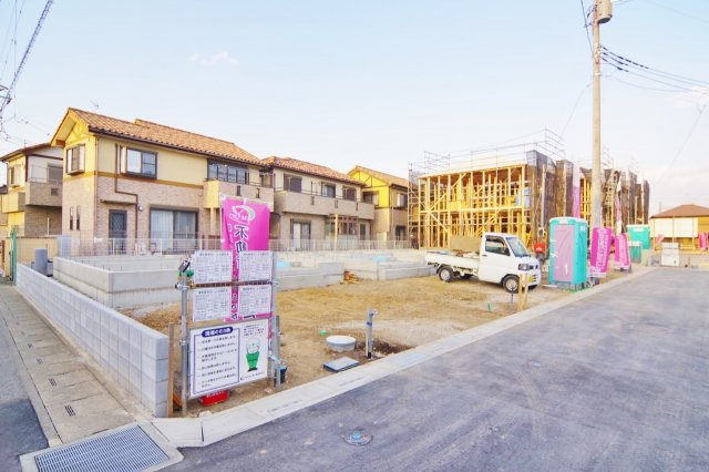 越谷市弥十郎新築戸建て 地震の揺れを吸収する家QUIE-クワイエ-の外観