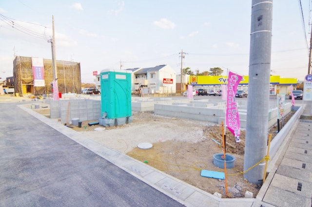 越谷市弥十郎新築戸建て 地震の揺れを吸収する家QUIE-クワイエ-の外観