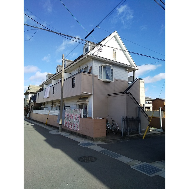 岐阜市上川手のアパートの外観