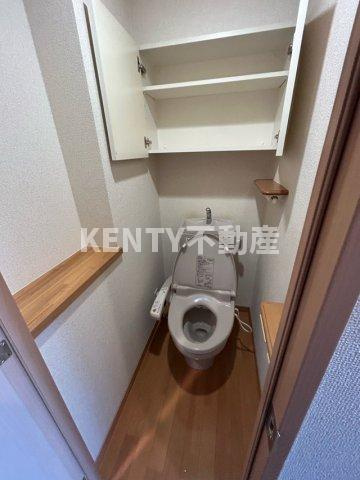 【トイレ】 | ルーブル大森六番館 | 落ち着いた色調のトイレです