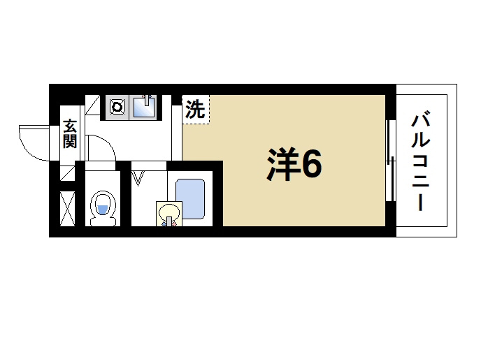 ジュネス新大宮Aの間取り