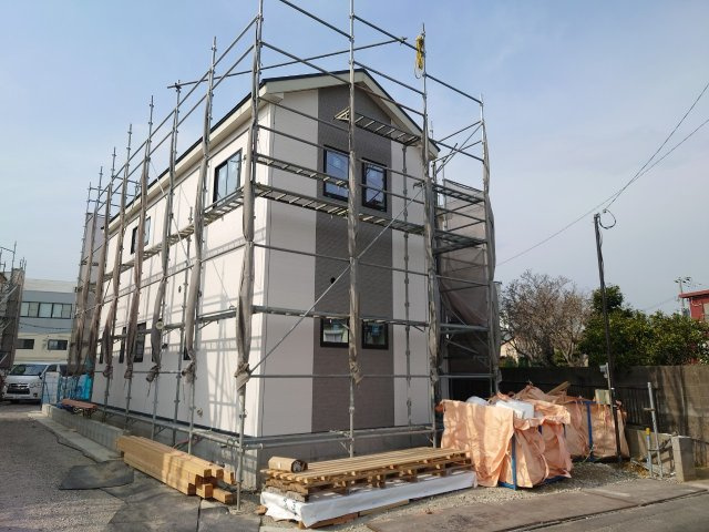 ーFITーフィットー小倉南区東貫３丁目１期　【小倉南区　新築戸建て】の外観|現地撮影　2023,3,12　ーFITーフィットー小倉南区東貫３丁目１期　【小倉南区　新築戸建て】