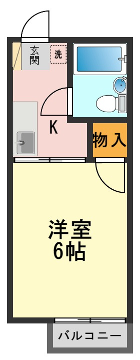 ハイム上小岩の間取り