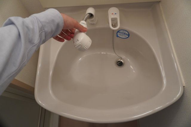 仲介手数料0！！パークフラッツ金山の洗面所