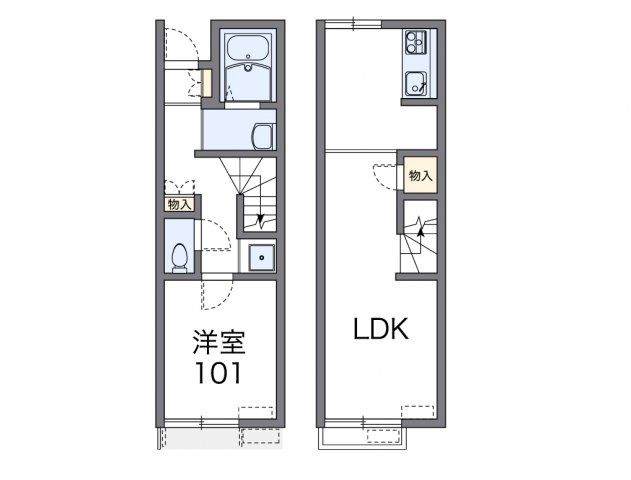 レオネクストあかりの間取り|代表的な間取のため実際の間取とは異なる場合があります