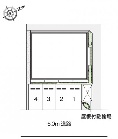レオネクストあかりのエントランス