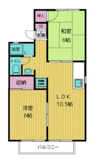 【間取り】 | セジュール石田Ⅱ