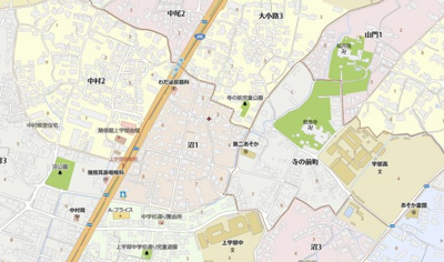 【地図】 | ヒューマンエムズコート沼B