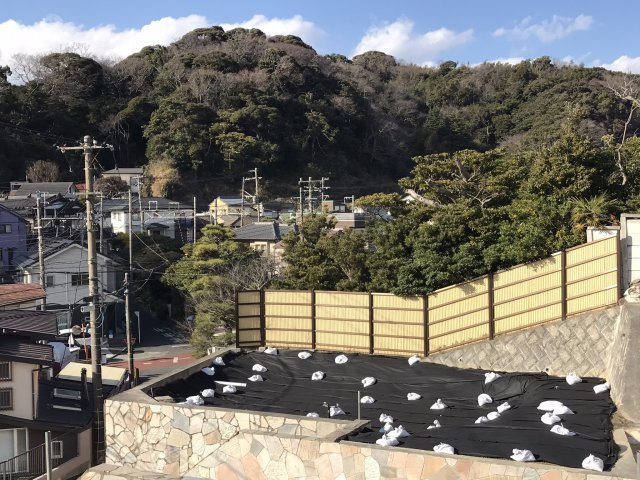 極楽寺 駅徒歩4分 海の見える高台 売地の外観