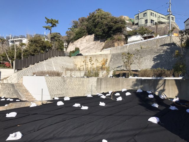 極楽寺 駅徒歩4分 海の見える高台 売地の外観