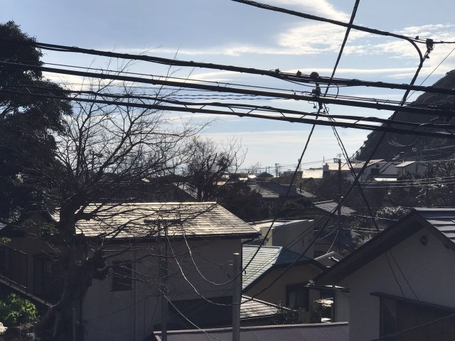 極楽寺 駅徒歩4分 海の見える高台 売地の展望