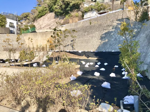 極楽寺 駅徒歩4分 海の見える高台 売地の外観|No.3区画です。