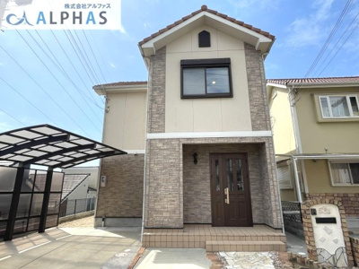 【外観】 | 神戸市西区玉津町二ツ屋　中古戸建 | リフォーム済み物件！！レンガ調のおしゃれな外観となっております♪