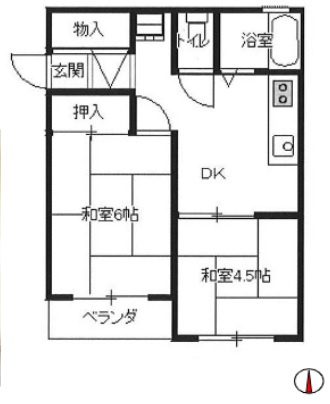 サニー・ヴィラの間取り