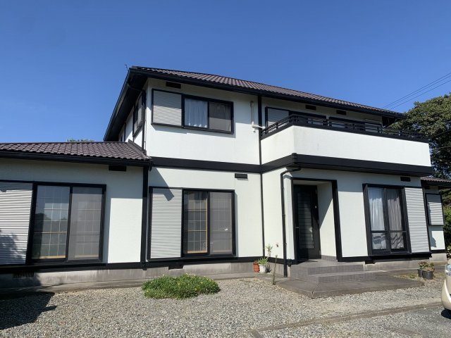 売中古戸建　御前崎市合戸の外観|落ち着いた雰囲気の外観です