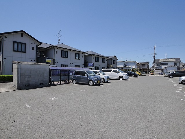 北側駐車場の駐車場