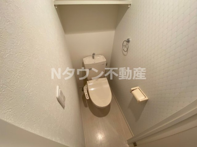 【トイレ】 | ファンキャッスル | 清潔感のあるトイレです