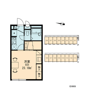 【区画図】 | レオパレスティンカーベル | 画像3