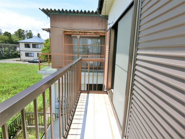 大網白里市細草貸家のバルコニー