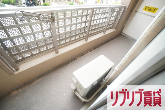勝山ビルのバルコニー