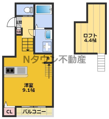 【間取り】 | ラフィーレ志賀本通 | 間取りです
