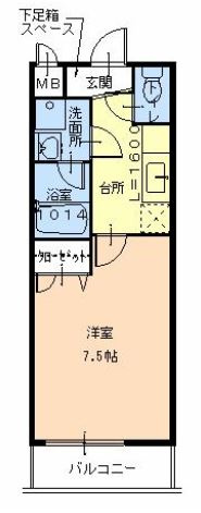 【間取り】 | フジパレスグランマルシェB棟
