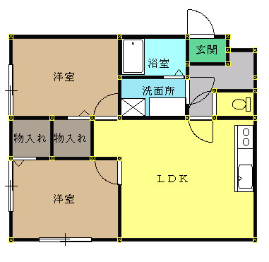 組坂ビルNo8【キャッシュバック対象物件】の間取り