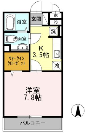 コモド元住吉の間取り|オートロック完備♪