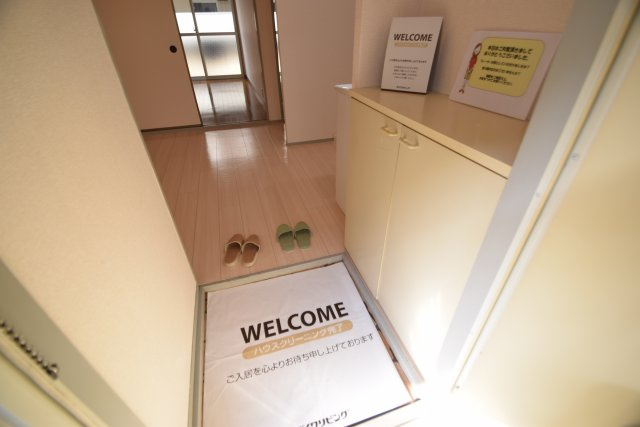ヴィラ中山Ｂの玄関|きれいな玄関です