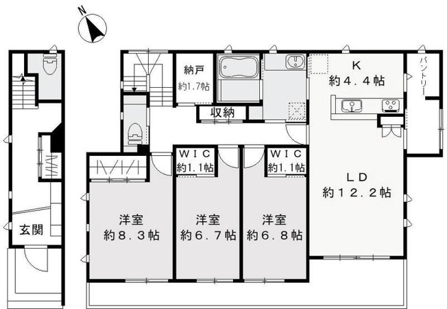 【間取り】 | ラシーネフジミ
