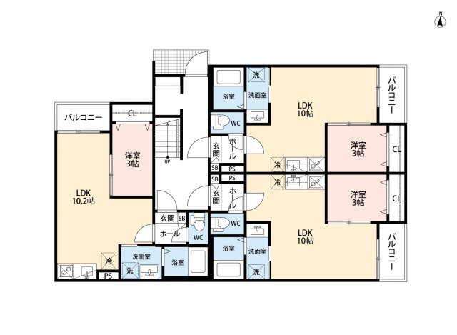 GRANDBLUEnagasuka Ⅰの区画図