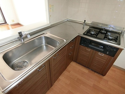 【キッチン】 | ライオンズマンション倉敷幸町 | システムキッチン　※2021年4月撮影