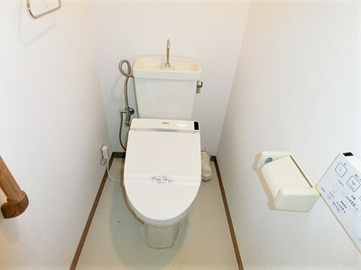 【トイレ】 | ライオンズマンション倉敷幸町 | 洗浄機能付き便座　※2021年4月撮影