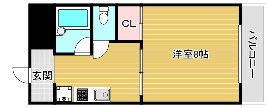 レクシア西九条の間取り