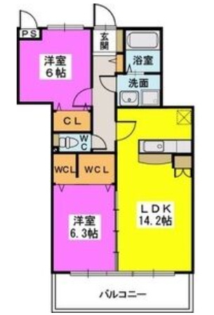 【間取り】 | プレアパーク井上