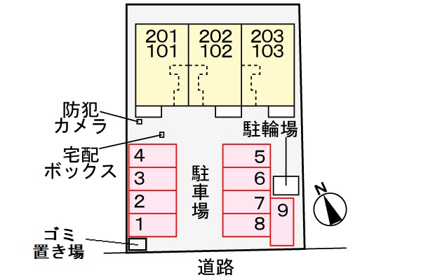 エスポワールの区画図