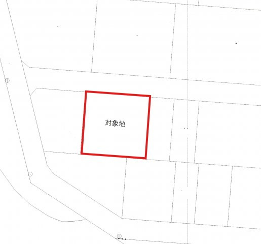 スーパー徒歩圏内　整形地　住宅用地の土地図
