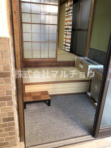 神子浜一戸建の玄関|毎日通る玄関はこちらです