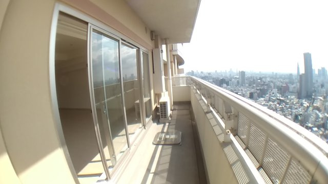 新宿区河田町の賃貸マンションのバルコニー|他参照