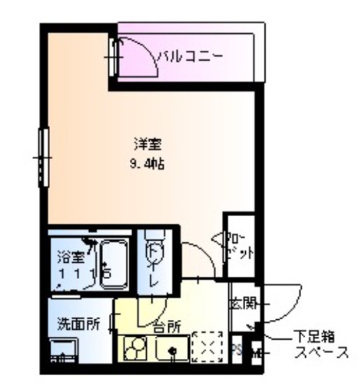 【間取り】 | フジパレス堺鳳中Ⅵ番館