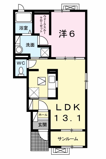 プラシードⅠの間取り