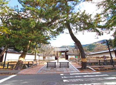 【周辺】 | 山科区小野御霊町　注文住宅　建築条件なし　土地 | 徒歩12分には世界遺産【醍醐寺総門】もあります。生活便利でありながら、贅沢なエリアですね。