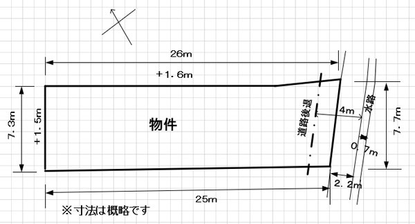 広両谷２丁目土地の土地図