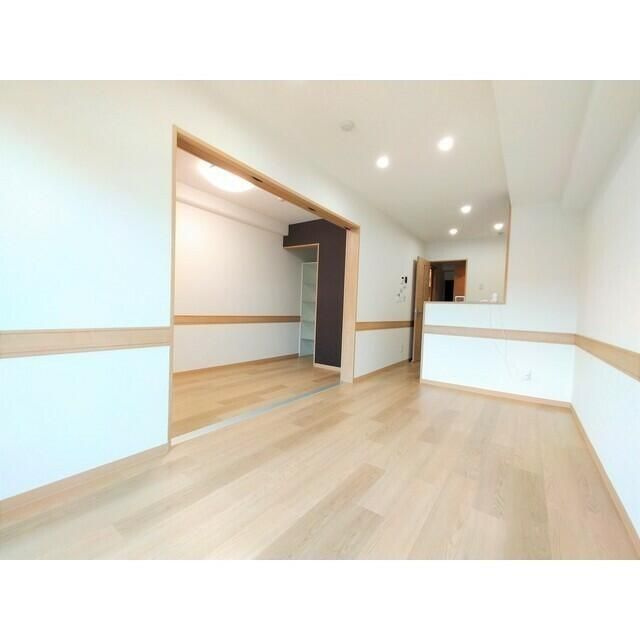 熊本市中央区本荘５丁目の賃貸マンションの居間・リビング
