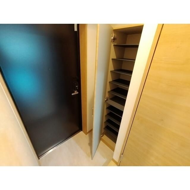 熊本市中央区本荘５丁目の賃貸マンションの玄関