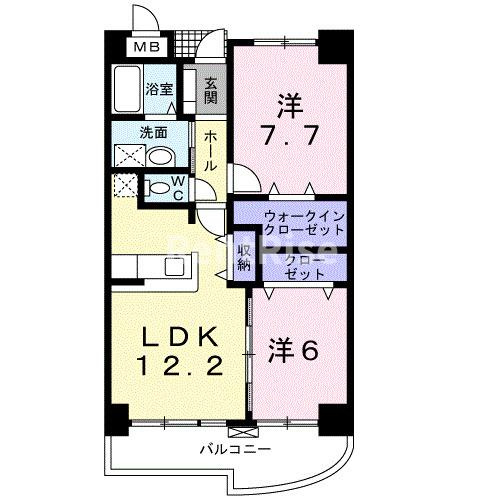 ジェルメ・アンジュの間取り